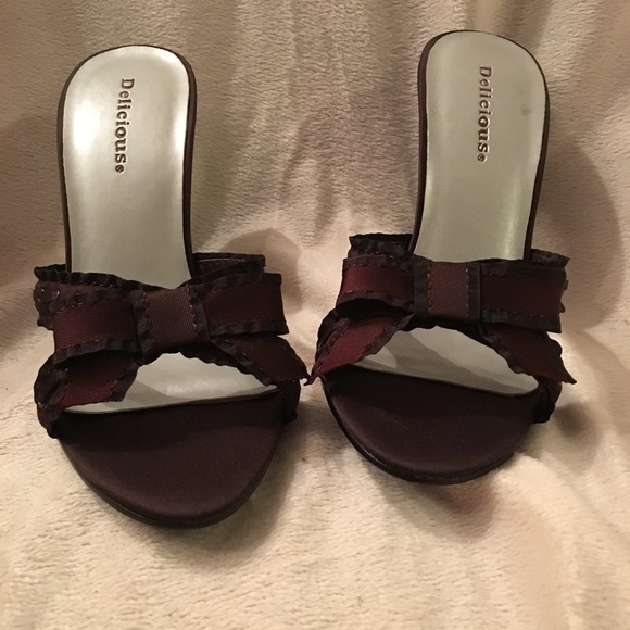 Delicious Shoes - Delicious high heel sandals in chocolate brown
